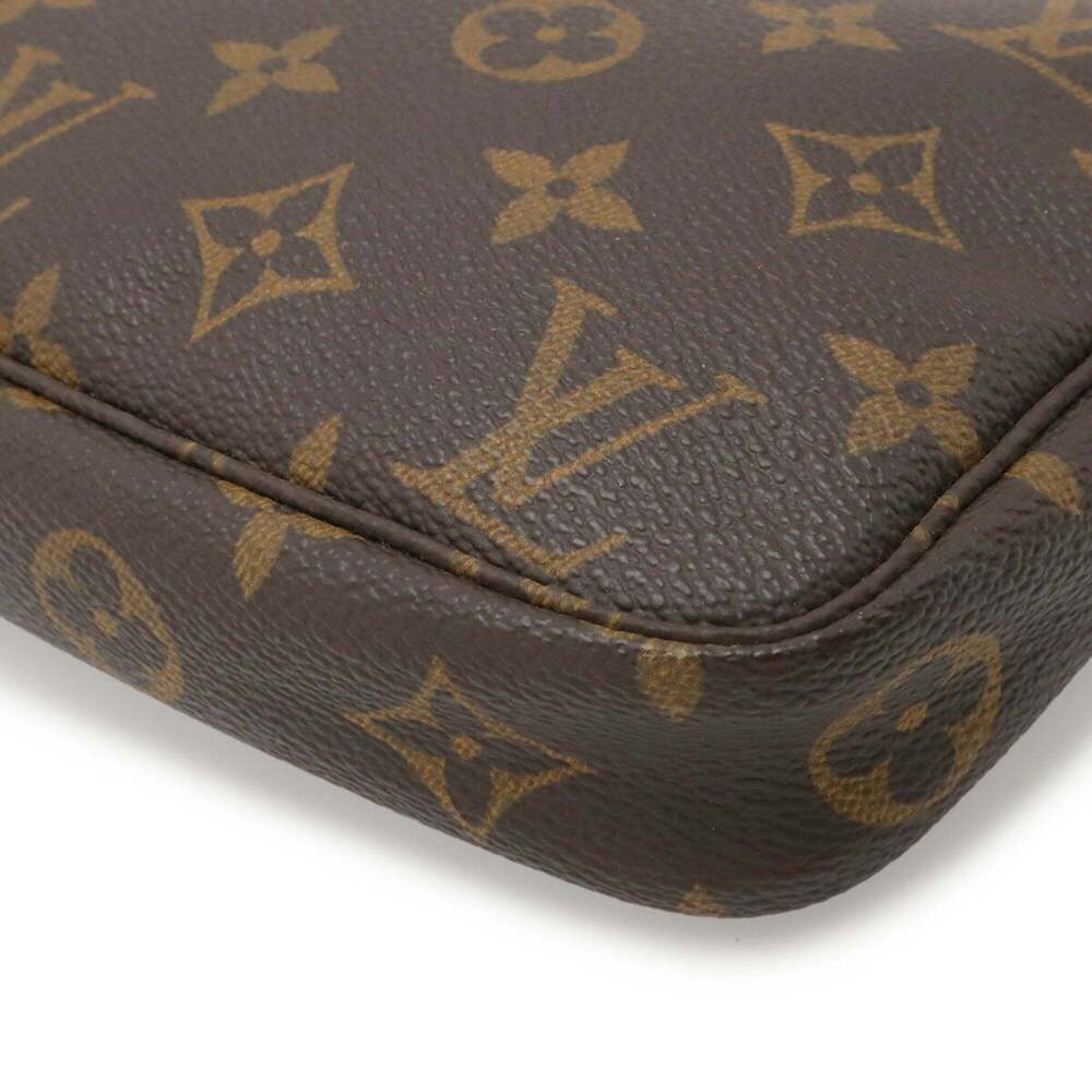 LOUIS VUITTON Brown Monogram Pochette Mini Bag - Picture 4 of 9